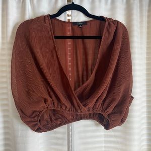 Lulus Auburn crop top